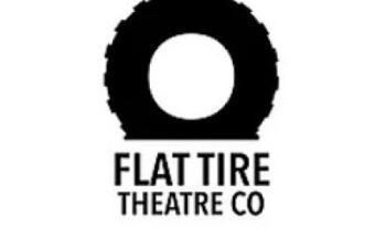 an image of a tire for Flat Tire Theatre logo