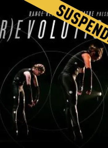 suspended revolution square graphic