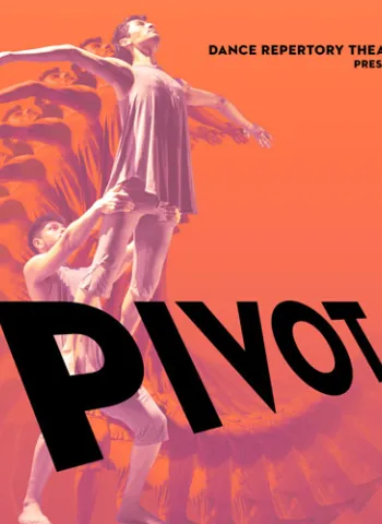 dancers on purple and orange background