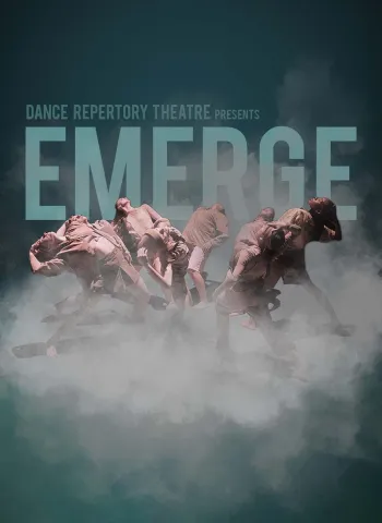 emerge event image teal with dancers in smoke
