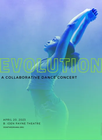 blue and green evolution poster image