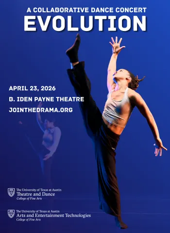 Graphic for EVOLUTION, a collaborative dance concert and film screening
