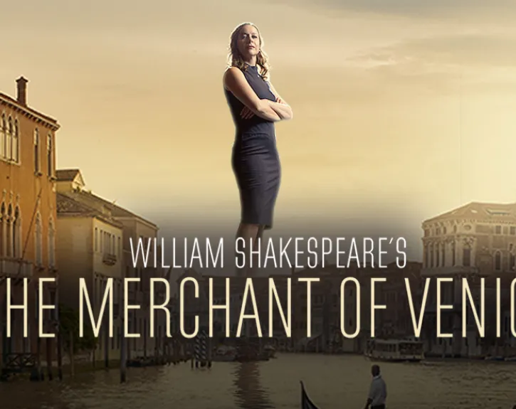 woman standing over venice