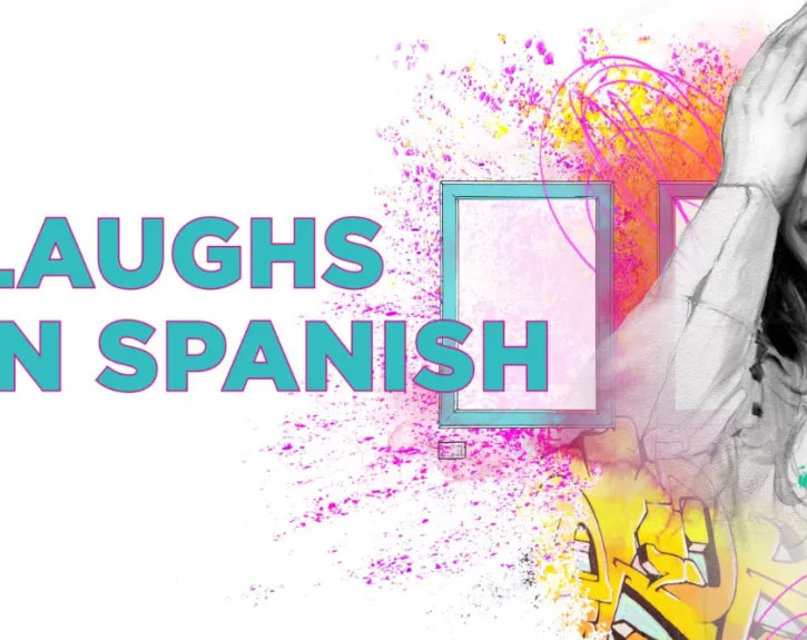 A Spanish Woman Laughs in Spanish
