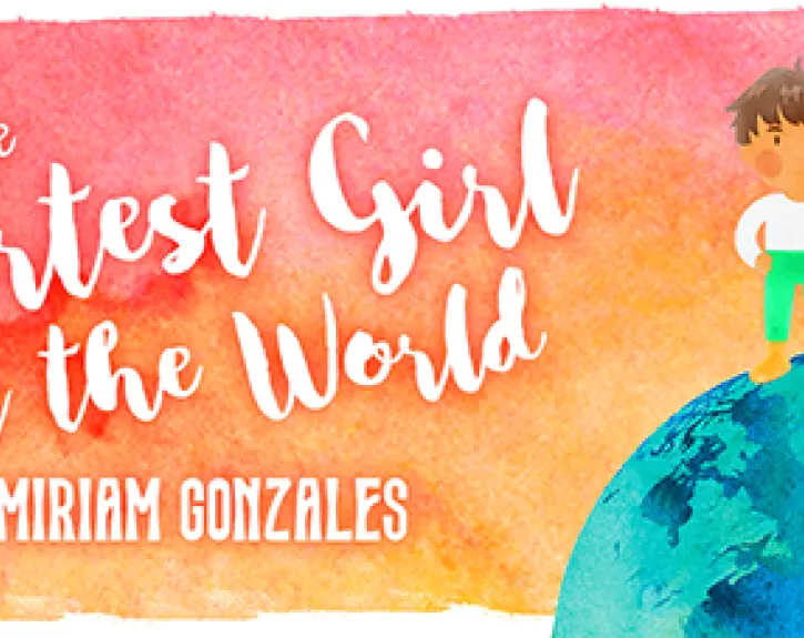 watercolor smartest girl graphic