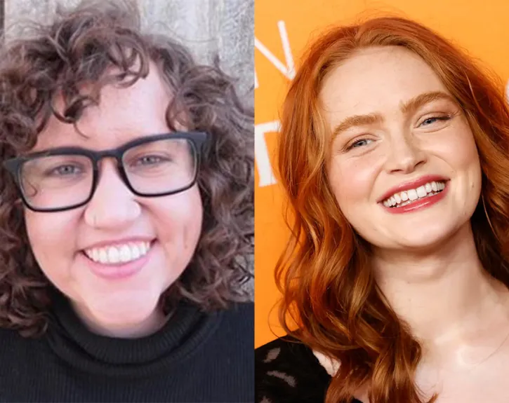 Headshots for playwright Kimberly Belflower and actor Sadie Sink