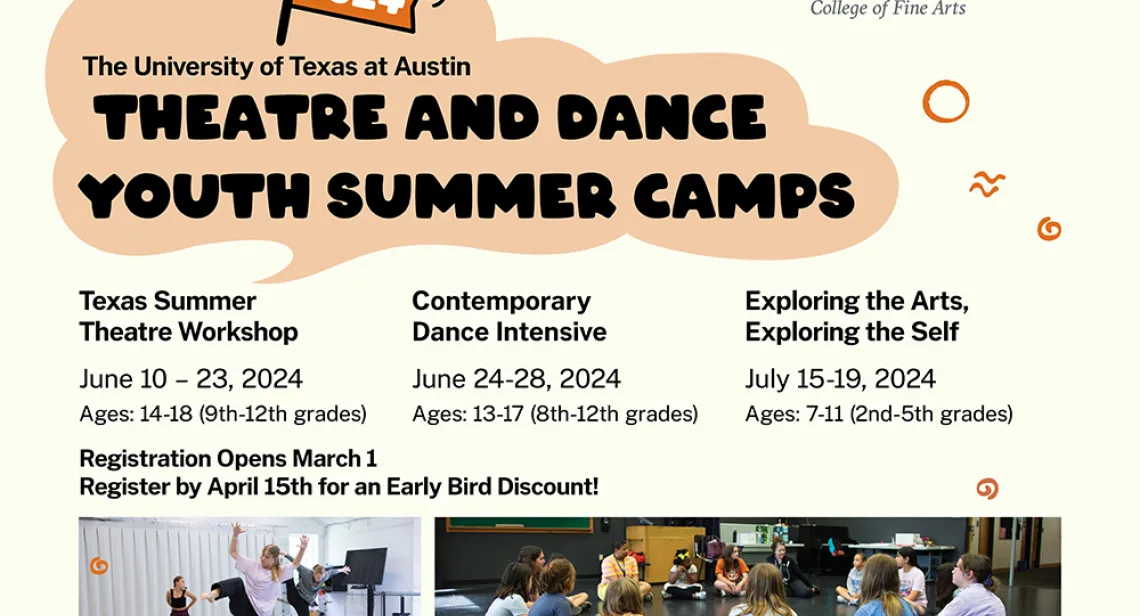 Registration Now Open for UT Theatre and Dance Youth Summer Camps