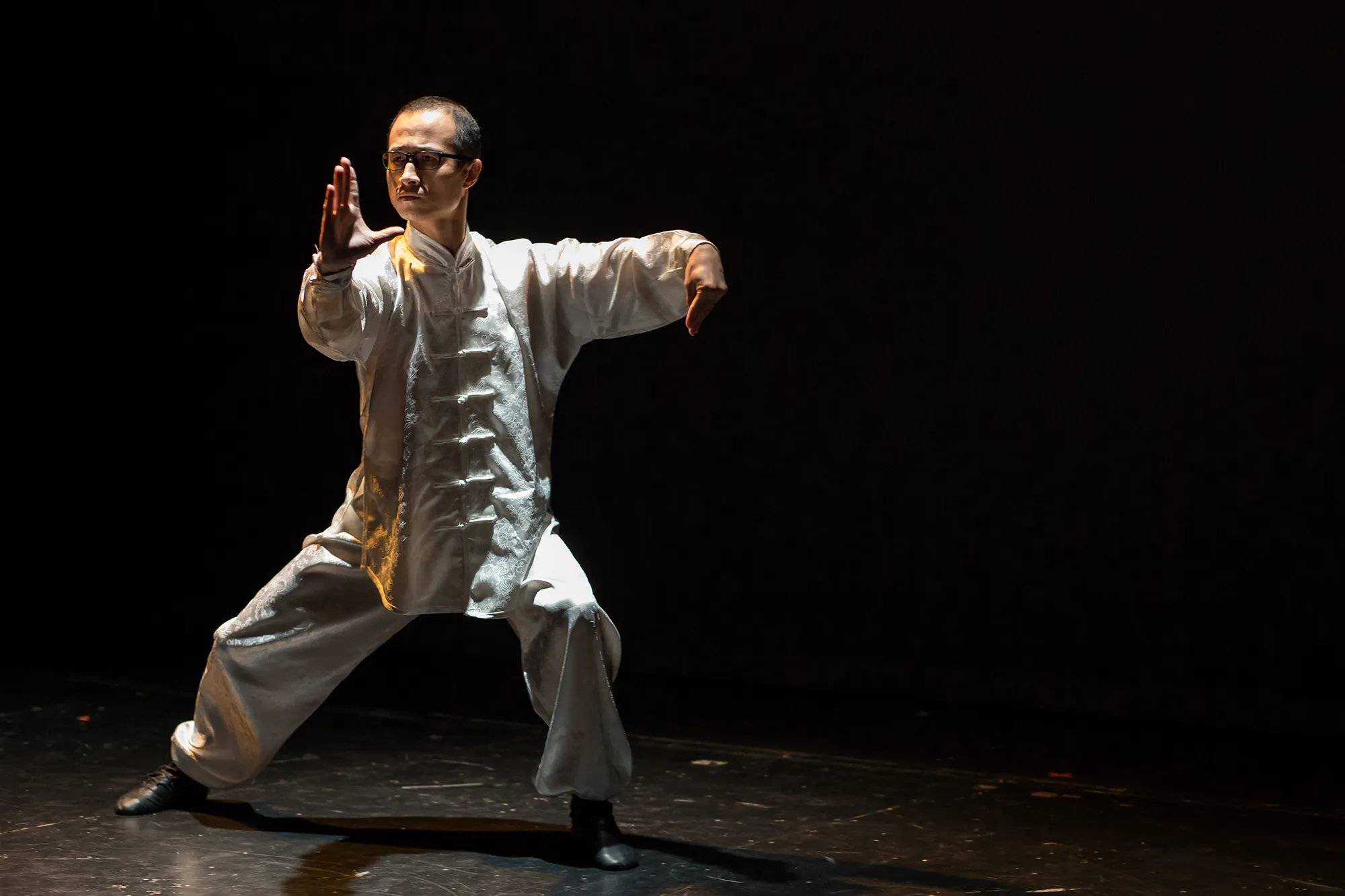 man in movement
