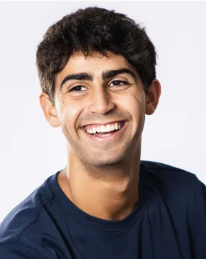 Photo of Harry Rosenthal in a navy t shirt