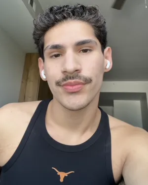 Man in black tank top