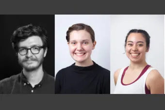 headshots for three Roy Crane Winners