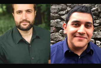 Dan Caffrey and Jaymes Sanchez headshots