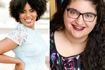 Jasmine Games headshot and Yasmin Zacaria Mikhaiel headshot