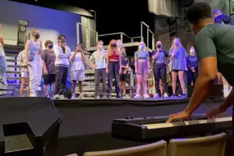 Read about J. Quinton Johnson's return to Austin after performing in HAMILTON