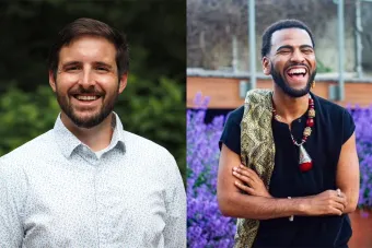 two headshots next to each other, one of Michael DeWhatley and the other of Deen Rawlins-Harris