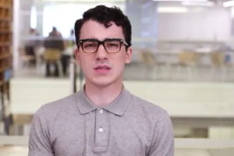 Robert Di Donato wearing glasses
