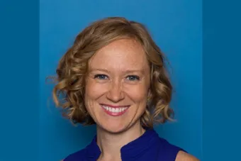 Headshot for faculty member and Department of Theatre and Dance Teaching Excellence Award-winner Lara Dossett