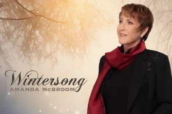 Detail of Amanda McBroom's album cover for "Wintersong"