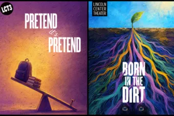 Posters for Pretend it's Pretend and Born in the Dirt