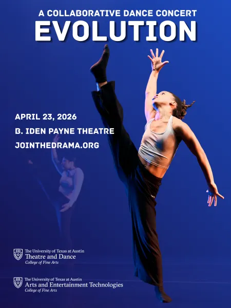 Graphic for EVOLUTION, a collaborative dance concert and film screening