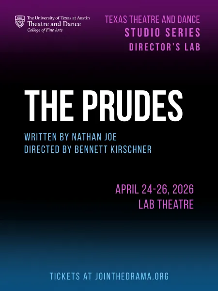 Graphic for the studio series production of THE PRUDES