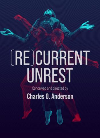 square version of digital recurrent unrest graphic with dancers
