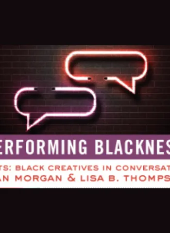 performing blackness thumb with speech bubbles