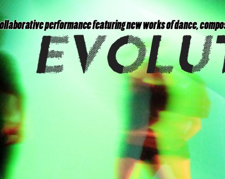 green evolution photo with moving dancers