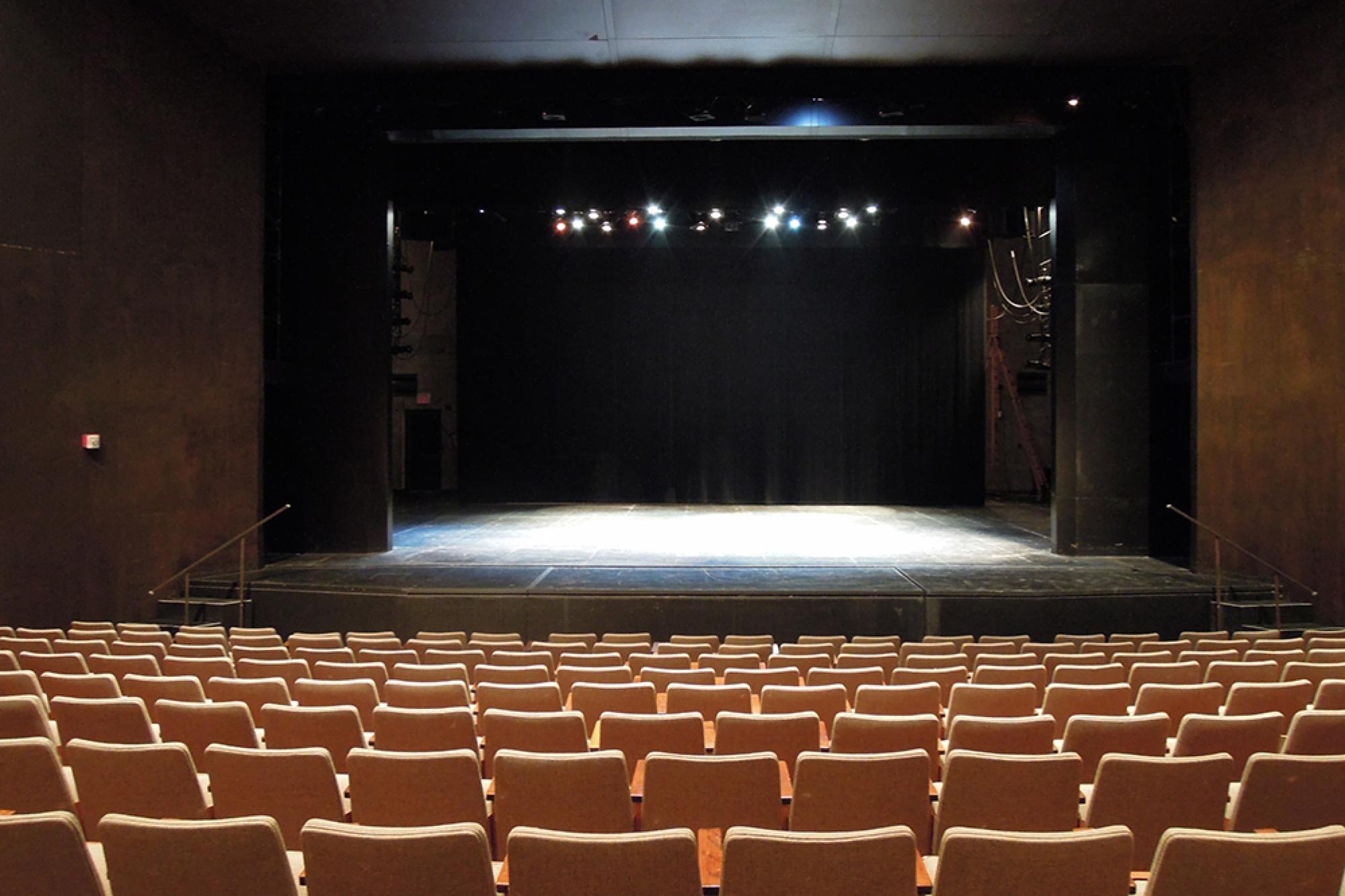 B. Iden Payne Theatre with stage lights on