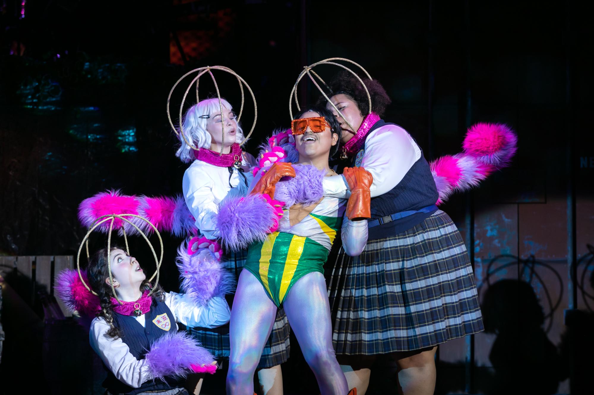 Learn more about Ride the Cyclone, featuring the song "Space Age Bachelor Man" sung by Ricky Potts in his exploration of his fantasy world where he is, in fact, a space age bachelor man with a love for cats.