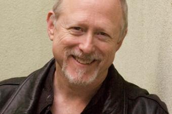 Man in black jacket