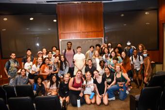 Read about the first-year cohort of students' attendance of HADESTOWN at Texas Performing Arts