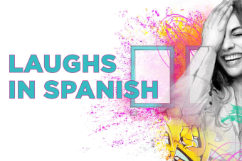 A Spanish Woman Laughs in Spanish