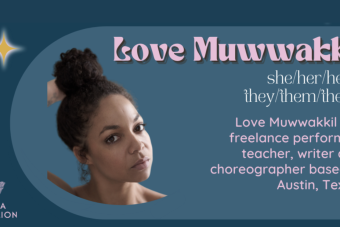 Learn more about Love Muwwakkil's (M.F.A. 2023) induction into the 2023 Rosa Rebellion's COMPOSE cohort.