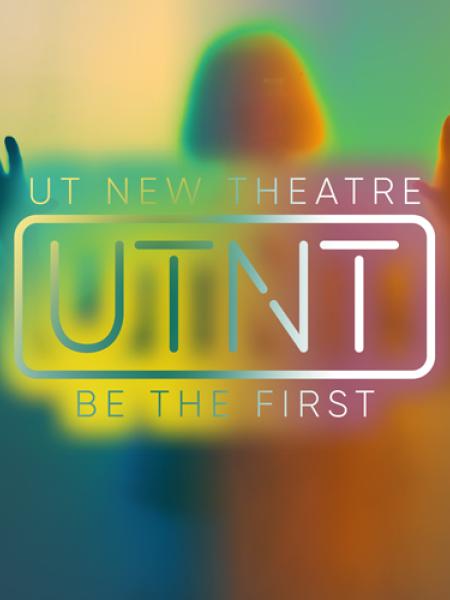 multicolored UTNT graphic with the silhouette of a person holding their hands out in front of them