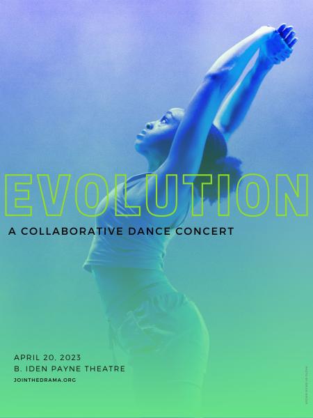 blue and green evolution poster image