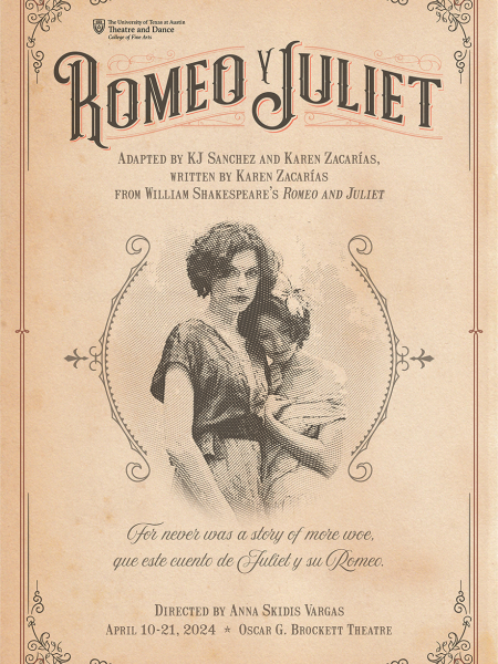 sepia toned graphic romeo and juliet with two women