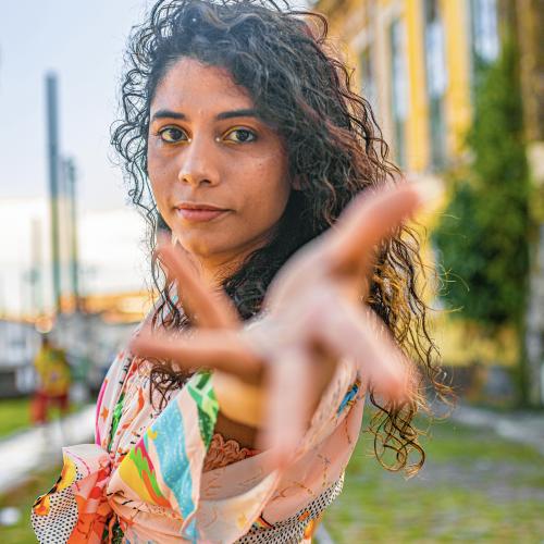 Learn about Angelica Monteiro, an interdisciplinary movement artist, storyteller and educator from the Brazilian Amazon